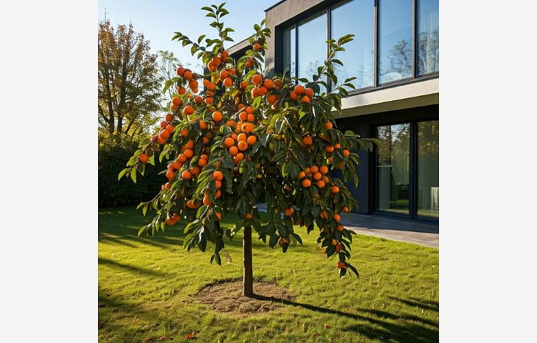 Hurmikaki Cioccolatino na 80-90cm kmeni, v. 220-240cm, obvod kmeňa 16-18cm, kont. 80 l