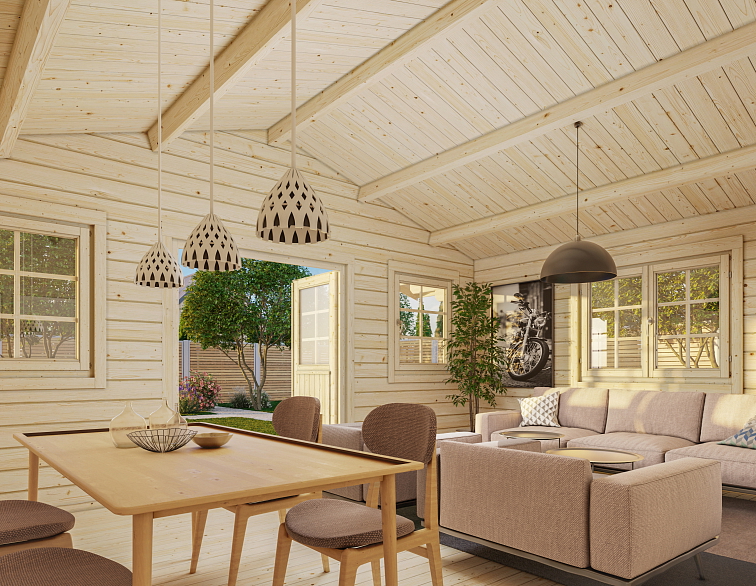 Zahradní domek HELENA 24,6 m²