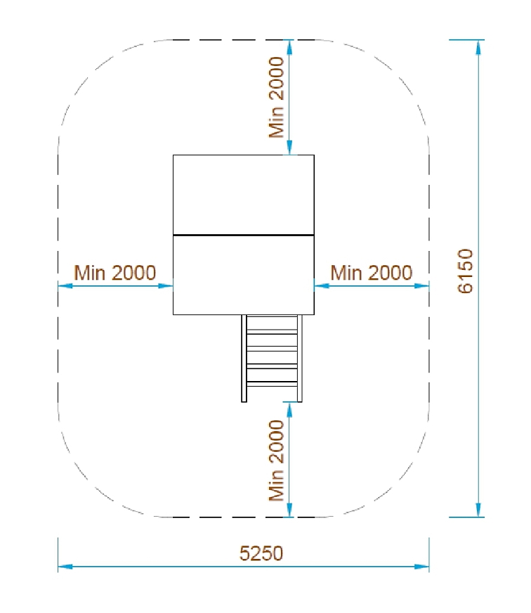 Dětské hřiště JESPER - Věž se střechou
