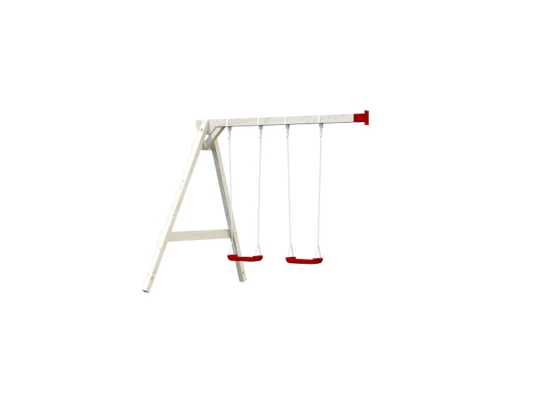 Dětský domek TOBY 2,1 m² - houpačka