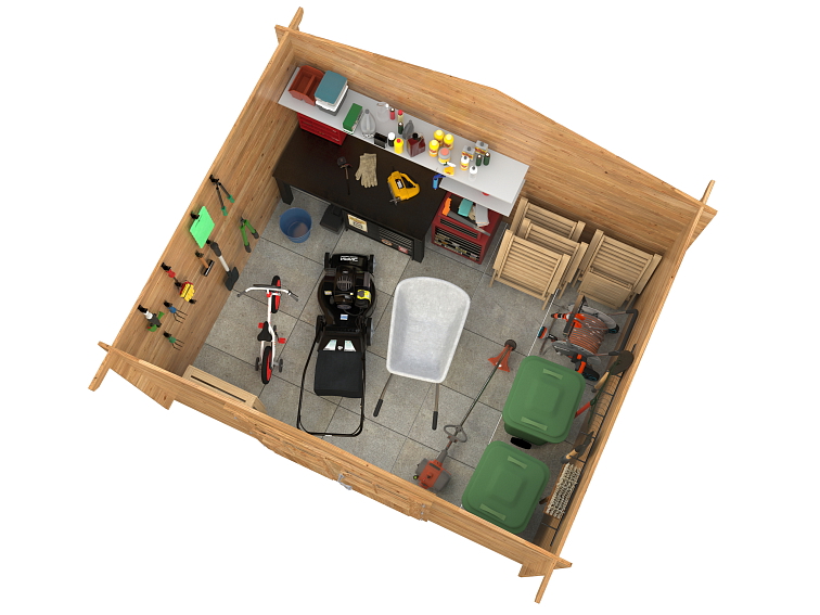 Zahradní domek VALENTINE 9,0 m²