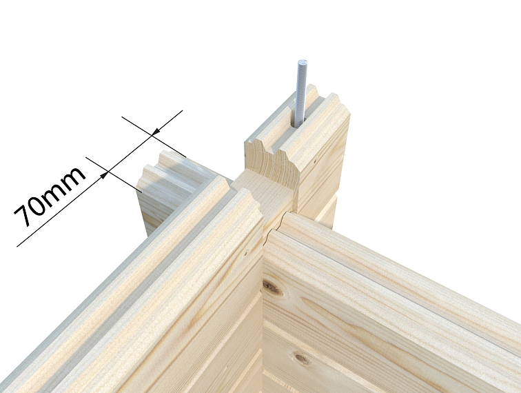 Zahradní domek HELENA 24,6 m²