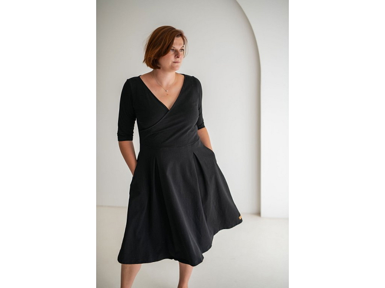 Šaty Adriana elegantní černá