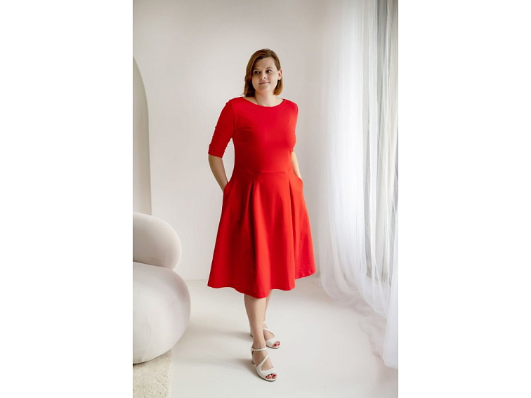 Šaty Bel v červené