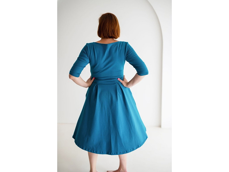 Šaty Adriana petrolejová