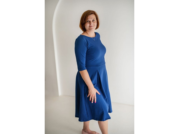 Šaty Bel pařížská modř