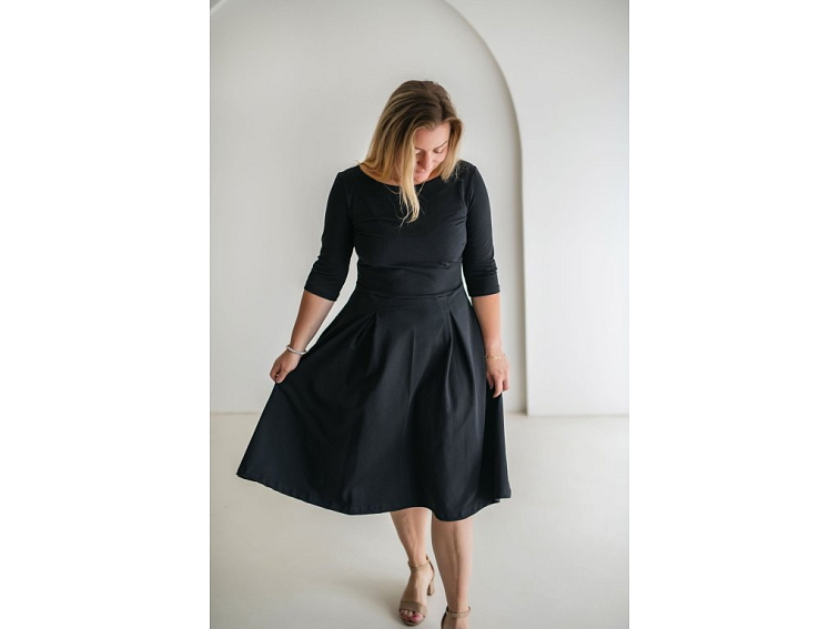 Šaty Bel elegantní černá