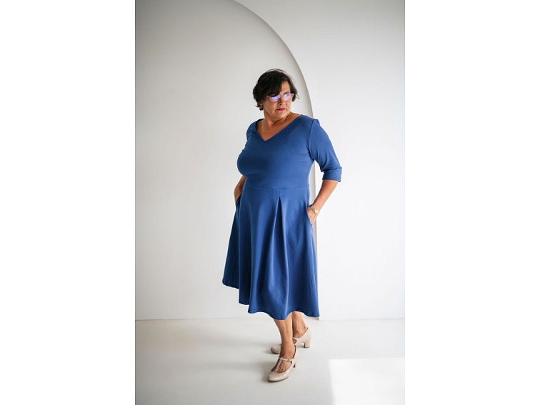 Šaty Šarm pařížská modř