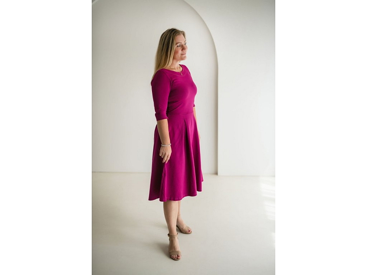 Šaty Bel fialová
