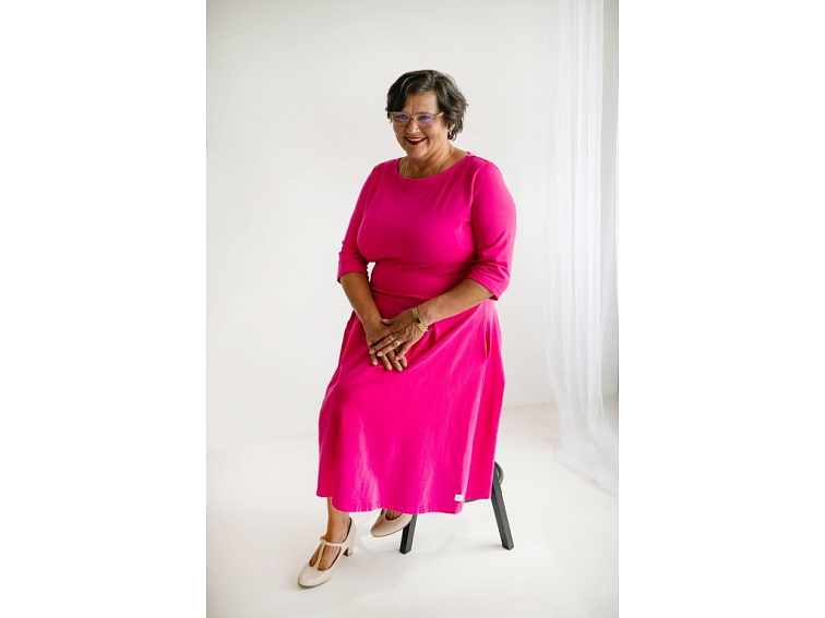 Šaty Bel hravá růžová