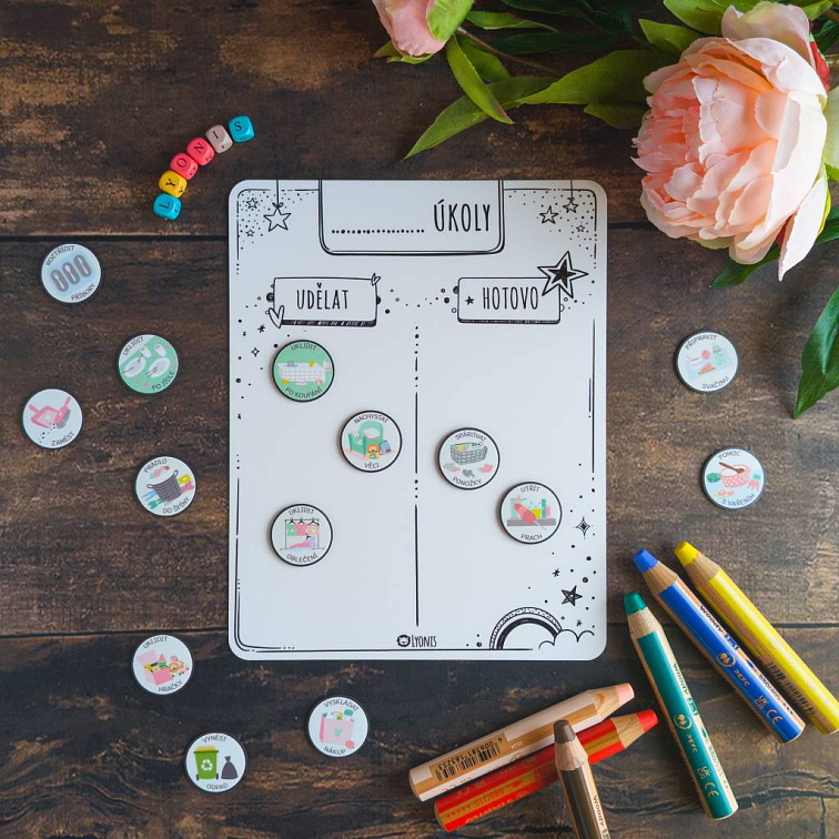 To-Do Tabulka - černobílá edice