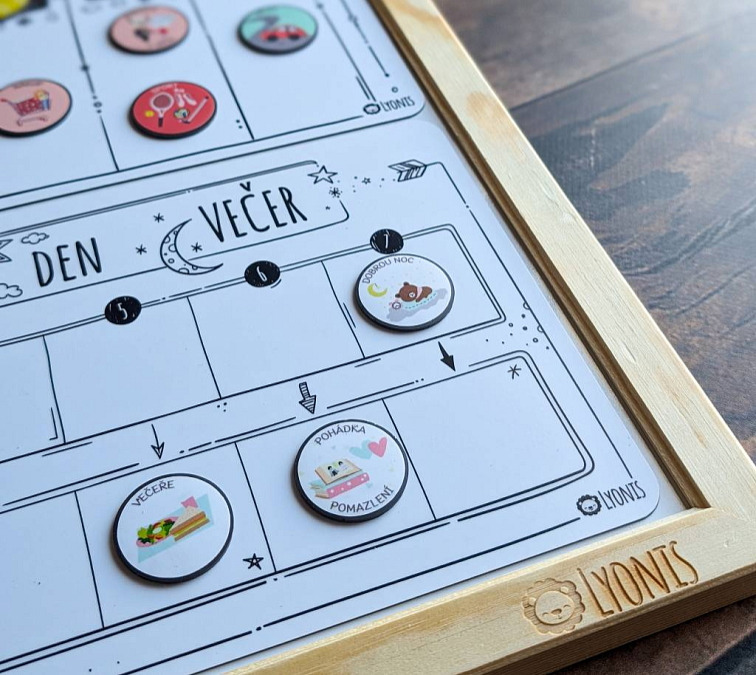 Kompletní sada 6+: Malý týdenní plán & Můj den krok za krokem (černobílá edice)