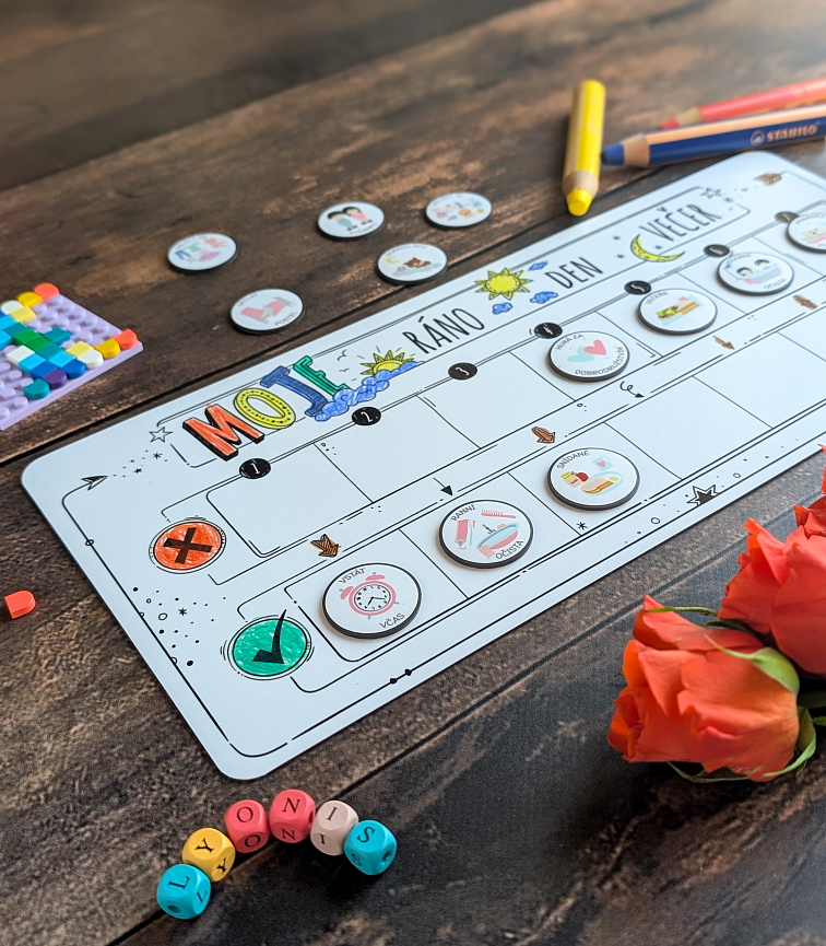 Můj den krok za krokem - černobílá edice