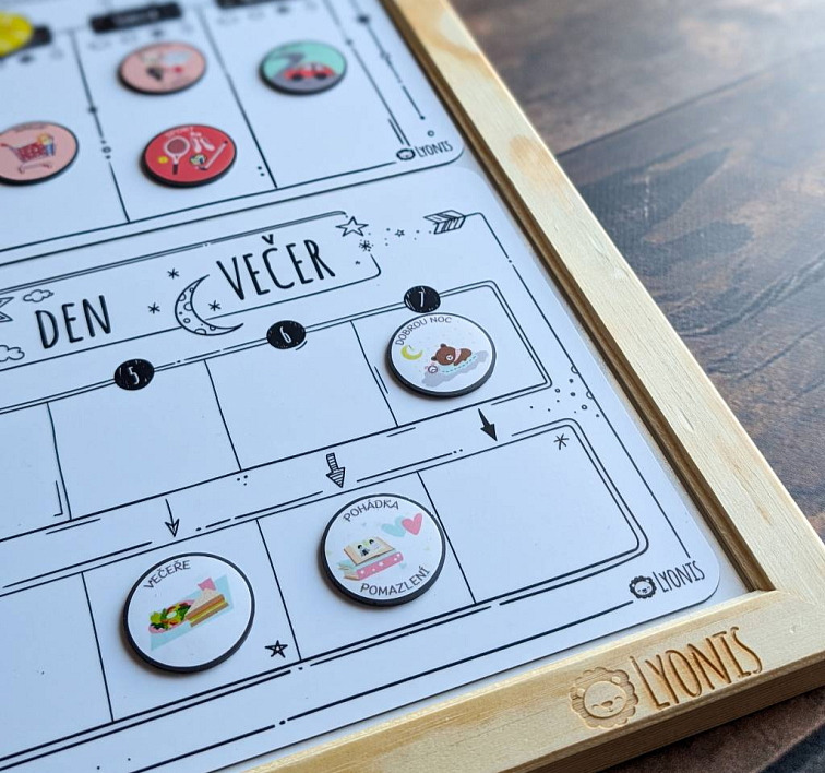 Kompletní sada 3-6 let: Malý týdenní plán & Můj den krok za krokem (černobílá edice)