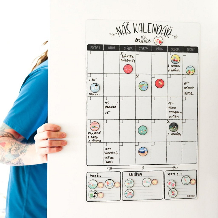 Dárkový set – Rodinný kalendář + Menu