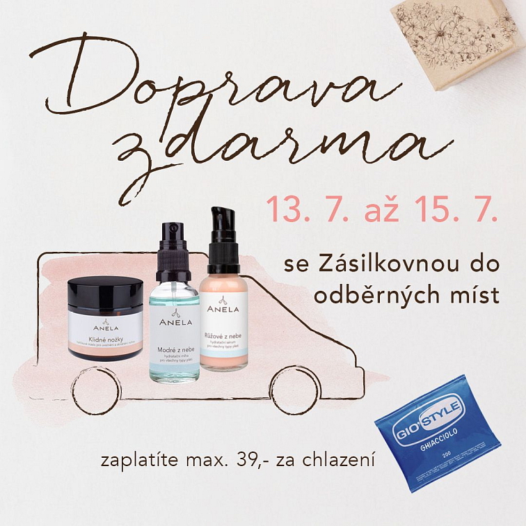 letáček na dopravu zdarma