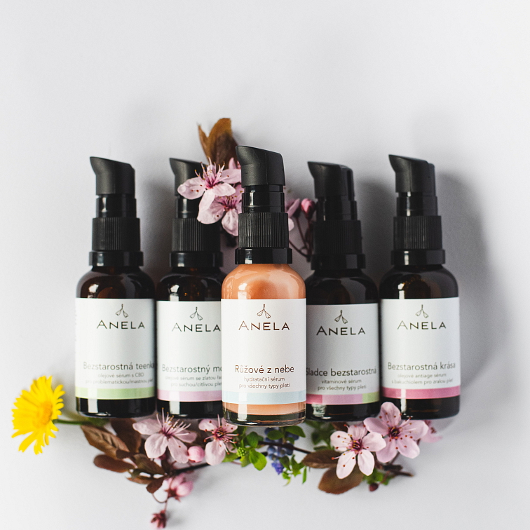 Vklouzněte do péče o pleť s Anelou lusknutím prstu