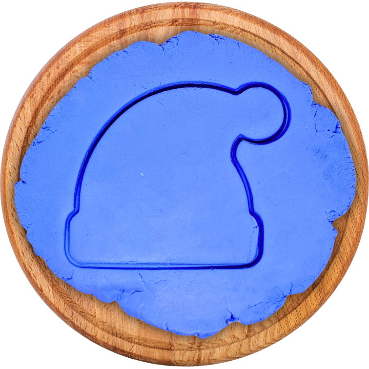 Vánoční čepice vykrajovátko