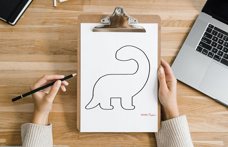 Brachiosaurus vykrajovátko