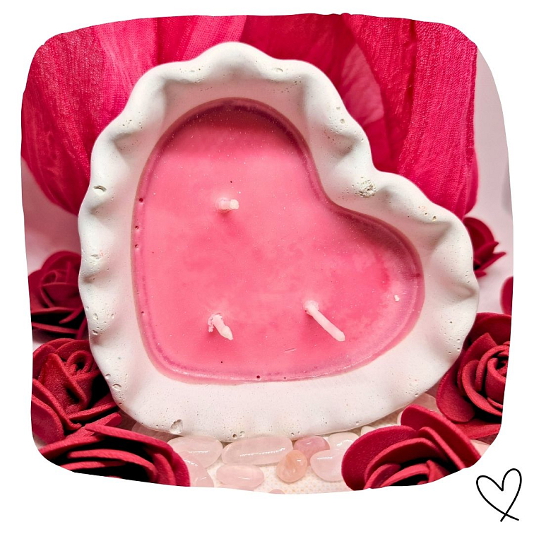 Svíčka zamilované srdce