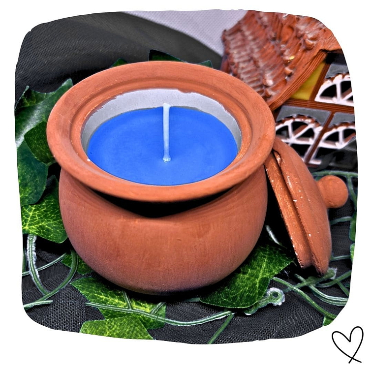 Svíčka džbán klidu malovaná