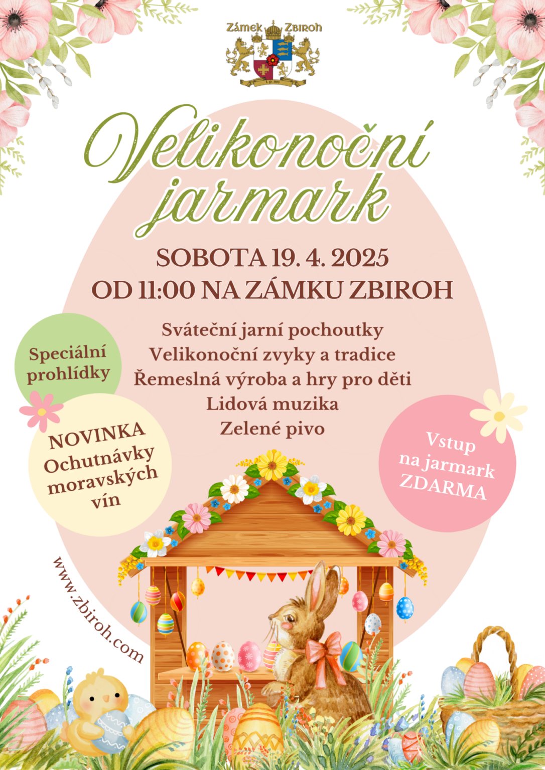 Přijďte v dubnu za námi do stánku na jarmarky a velikonoční slavnosti