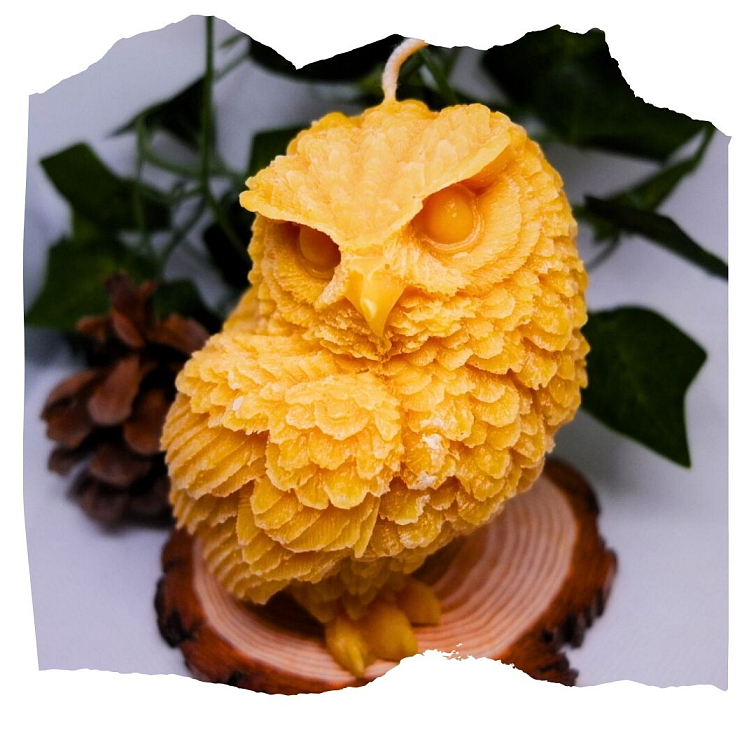 Sova Hedvika svíčka