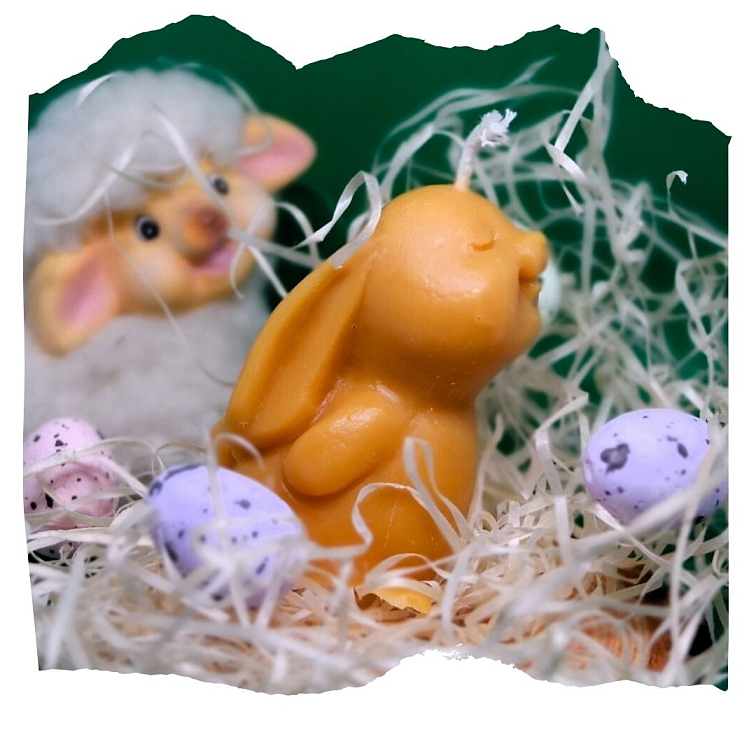 Velikonoční zajíc svíčka