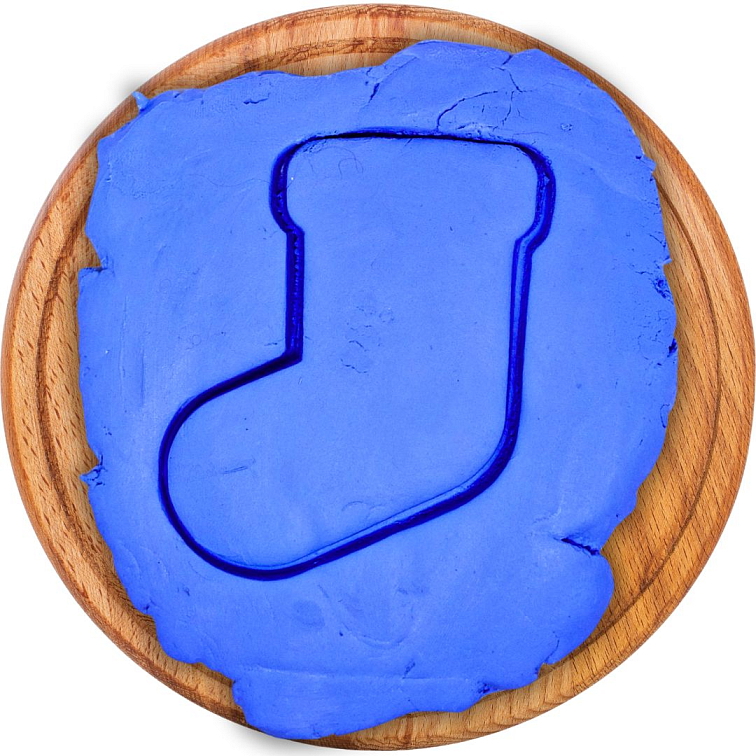 Vánoční punčocha vykrajovátko