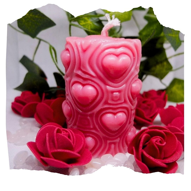 Valentýnská svíčka