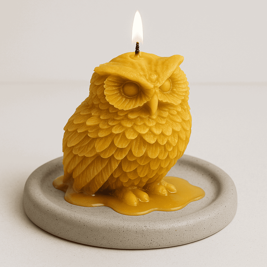 Betonový velký podtácek pod svíčku