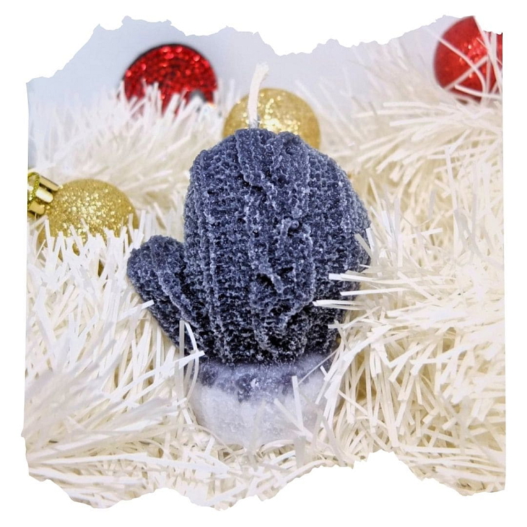 Pletená rukavice svíčka