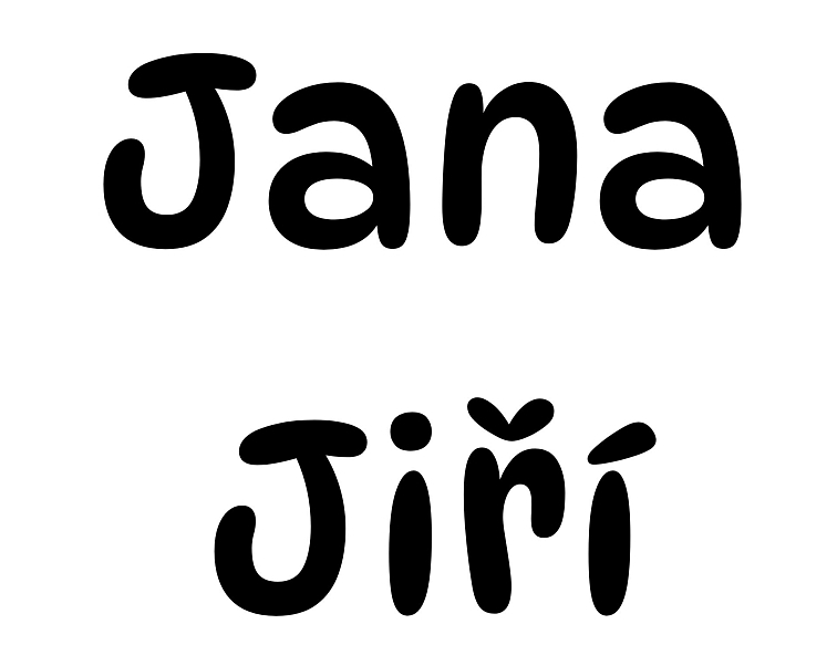 Personalisovaný přívěsek s vlastním jménem