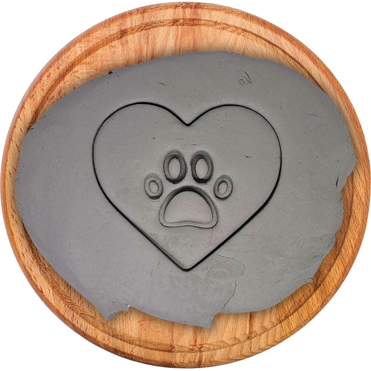 Tlapka v srdíčku vykrajovátko