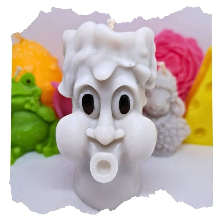 Svíčka s obličejem