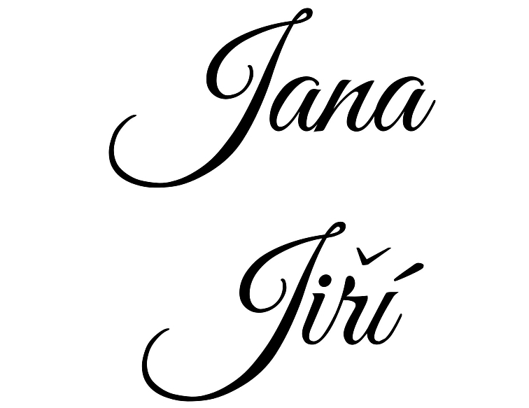 Personalisovaný přívěsek s vlastním jménem