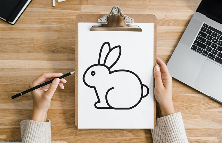 Zajíček vykrajovátko