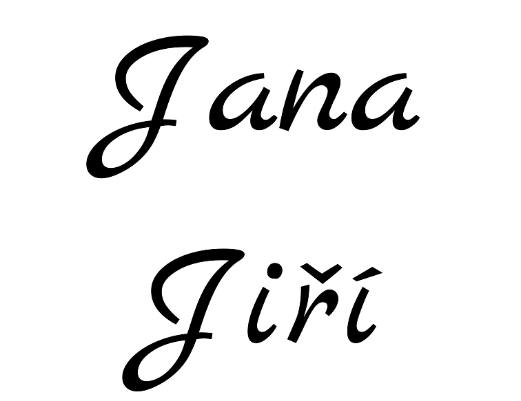 Personalisovaný přívěsek s vlastním jménem