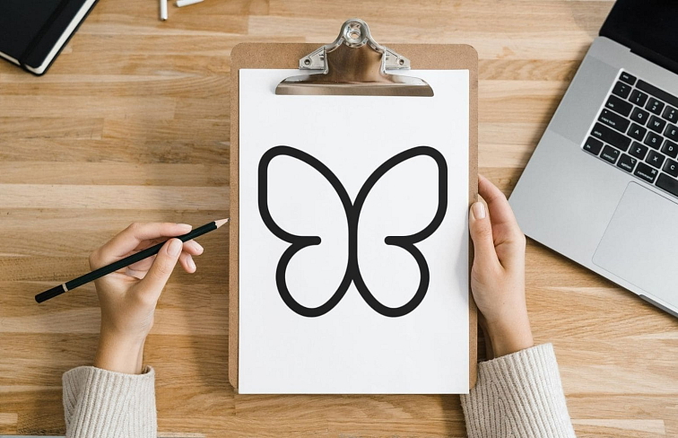 Motýlek vykrajovátko