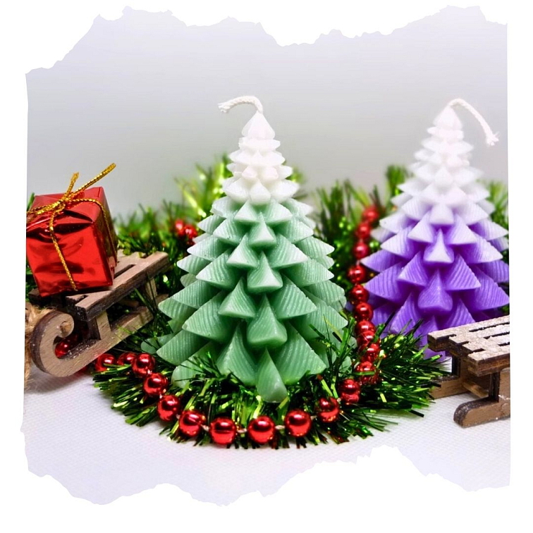 Vánoční stromeček svíčka