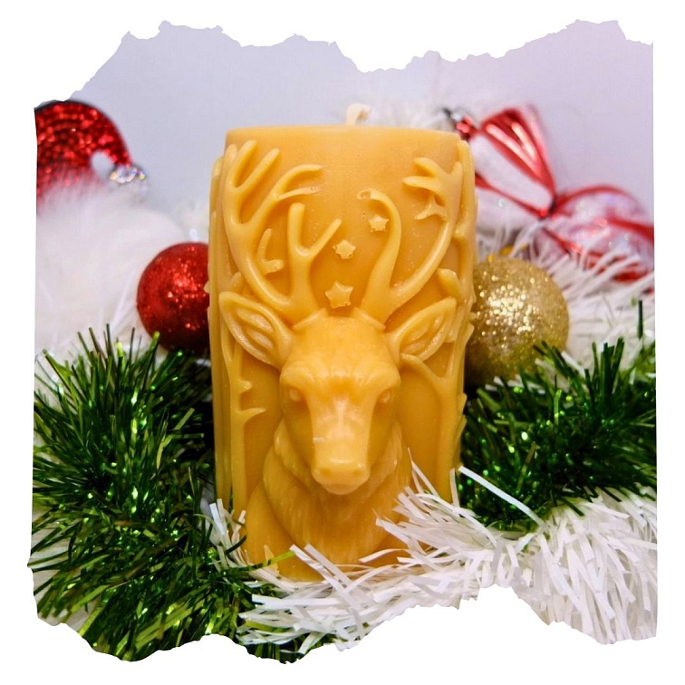 Vánoční sob svíčka