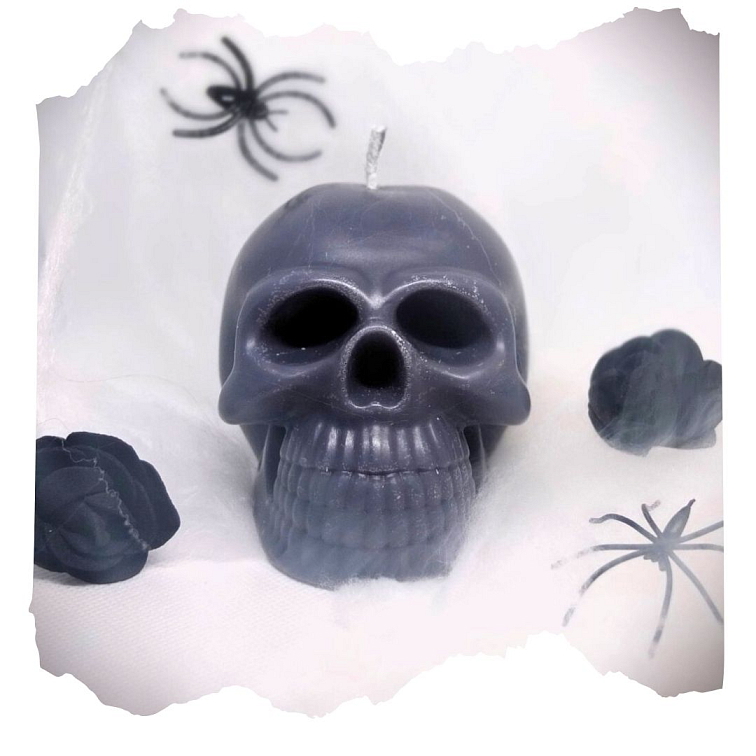 Hororová lebka svíčka