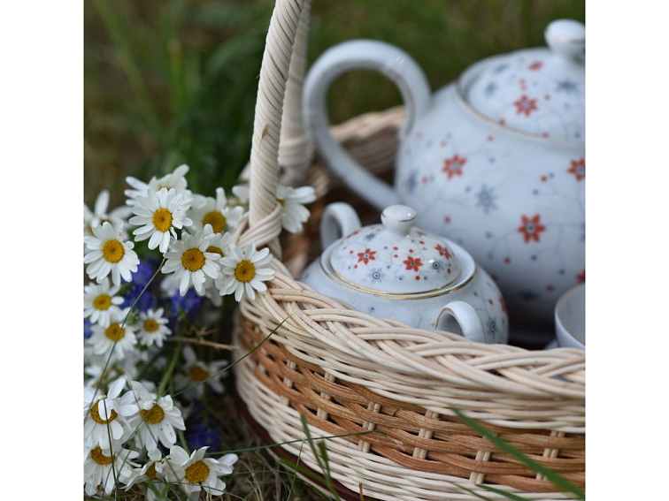 Kulatý podnos s dvojitým uchem