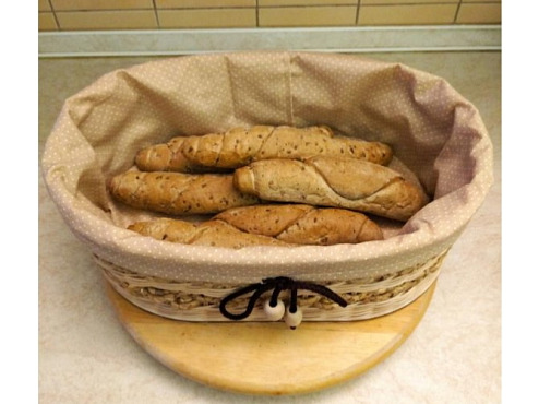 Košík na pečivo s košilkou