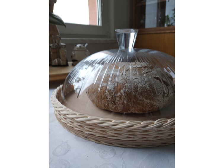 Podnos se skleněným víkem