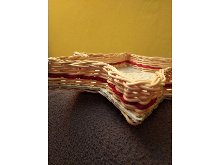 vánoční hvězda - decoupage