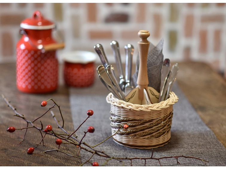 Košík na příbory- trojkombinace