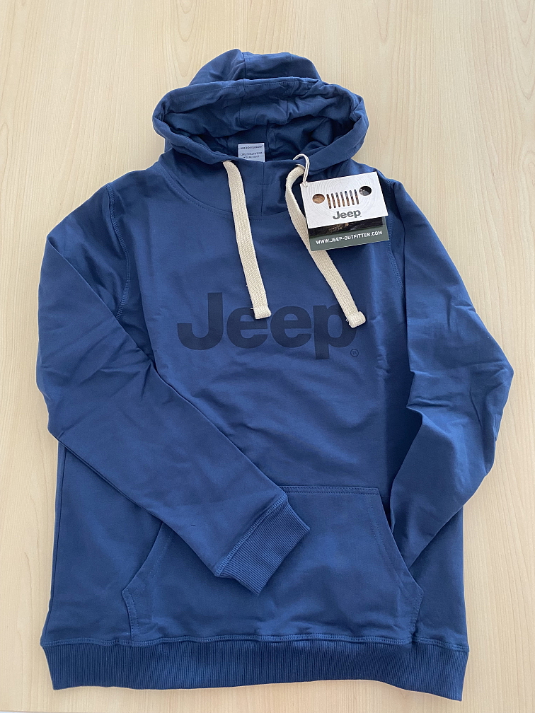 Dámská mikina s kapucí modrá vel.L (40)