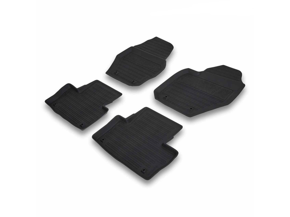 Gumové koberce černé Volvo XC60 (-2017)