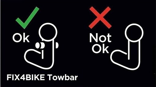 Nosič kol na dvě kola pro tažné zařízení FIX 4BIKE